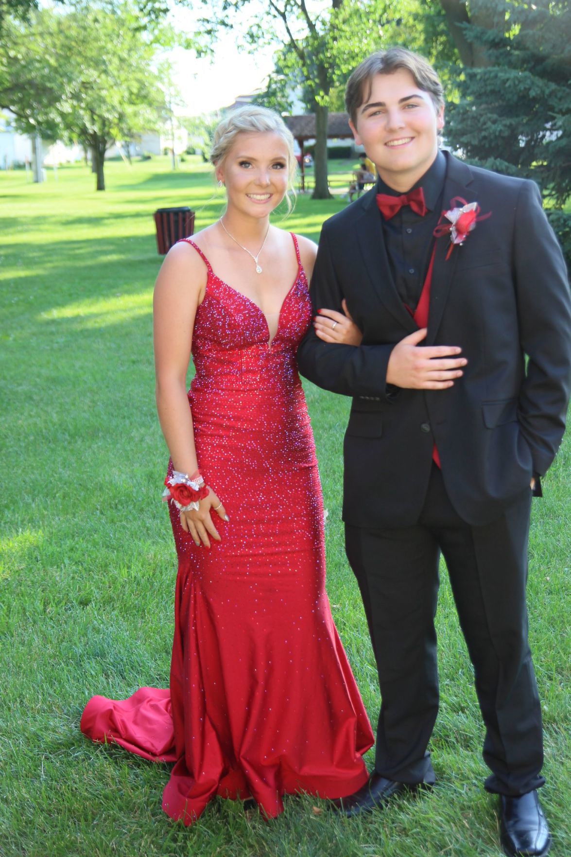 Ashley Halbach and Zach Duren